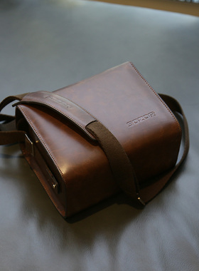 sozor相机包适用富士XM5 XS20XT50XT30徕卡Q3防撞复古文艺硬皮包