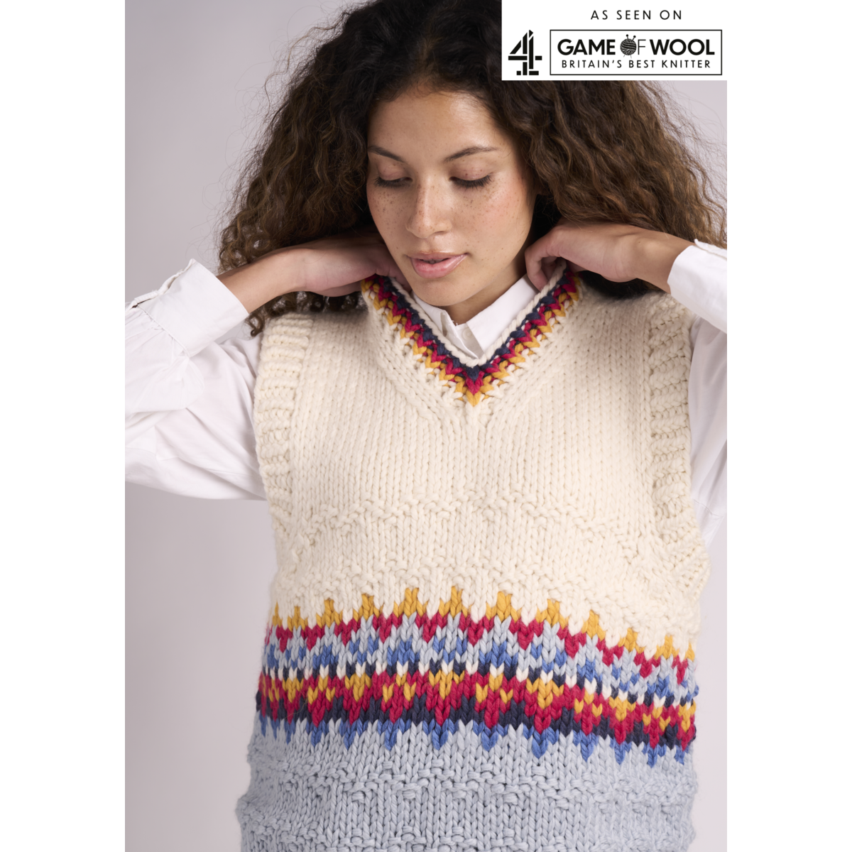 Game of Wool | 雪佛龙背心材料包