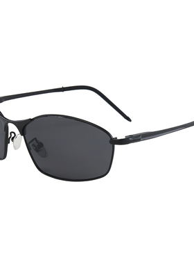 复古个性黑框黑片太阳镜ins风金属y2k椭圆辣妹墨镜开车防紫外线潮