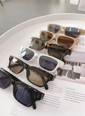 欧美复古方形太阳镜男女士驾驶开车茶色个性小框墨镜防紫外线潮流