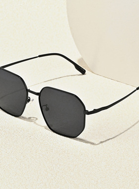 摩登时髦多边形男女士偏光太阳眼镜驾驶开车钓鱼防紫外线百搭墨镜