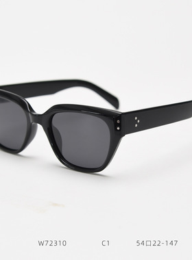 新款偏光太阳眼镜男女复古猫眼网红墨镜潮素颜街拍防紫外线uv400