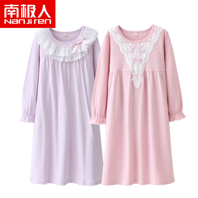 儿童睡裙南极人睡衣亲子装家居服