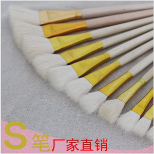 S笔 羊毛刷补油涂胶点贴金箔银箔扫金笔彩绘笔陶瓷专用笔刷