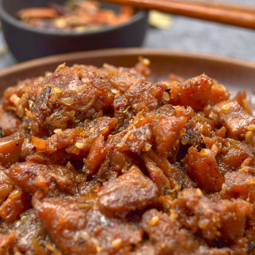 重庆特产白市驿麻辣即食兔肉兔丁