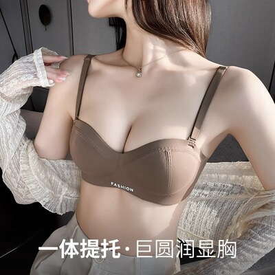 维多利亚圆球杯无钢圈半杯文胸罩