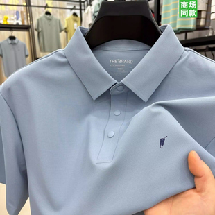 保罗短袖 刺绣小马标polo衫 T恤男装 新款 凉感冰丝 夏季 奥莱撤柜