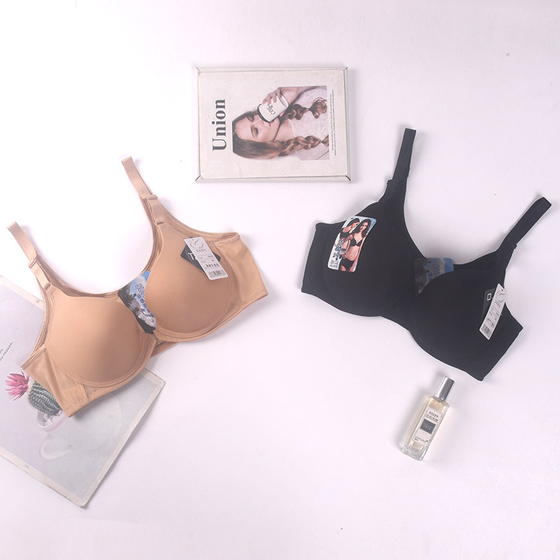 包邮 台湾制艾妃莉兒有钢圈光面文胸