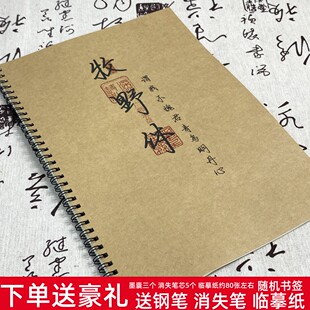 霸气个性牧野体字帖作文素材励志语录名人名言小说硬笔行楷练字帖