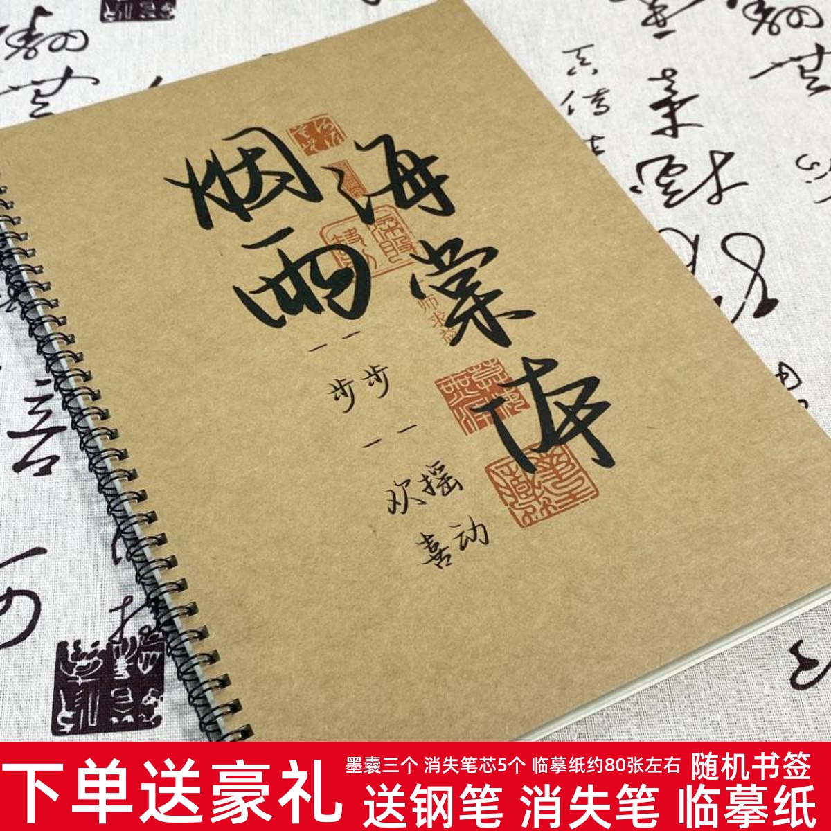 烟雨海棠体行楷钢笔练字帖成人男女生漂亮字体初高中生硬笔练字帖