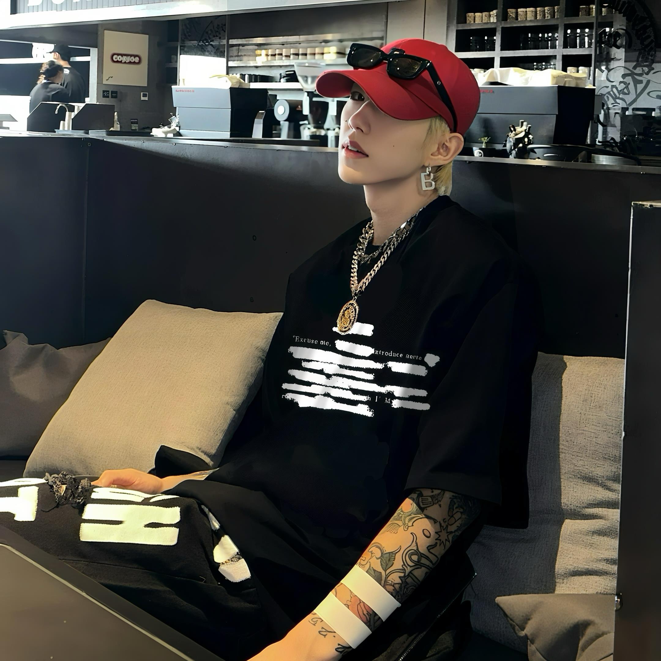 新款小众潮牌美式夏季纯棉宽松男