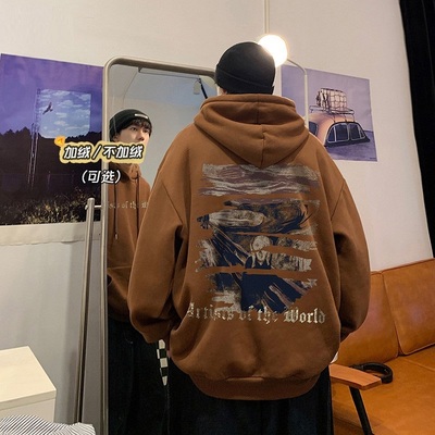 潮套头高街牌高街牌美式卫