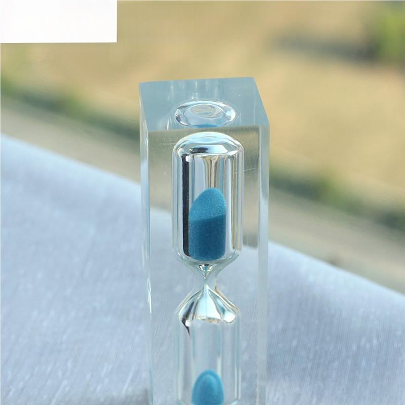 不易碎耐摔水晶30秒沙漏1分钟计时器儿童礼物创意玩具60秒倒计时.