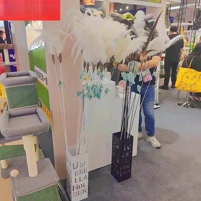 猫玩具超长杆山鸡毛/鸵鸟毛逗猫棒铃铛逗猫玩具宠物用品