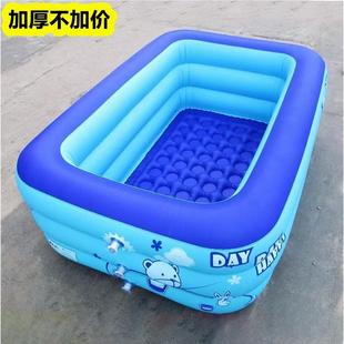 游泳桶送泳圈充气儿童游泳池家用小孩洗澡浴盆婴儿宝宝室内玩具池