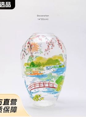 不止家居“江南之春”店主私藏花瓶威尼斯藏品琉璃摆件客厅新中式