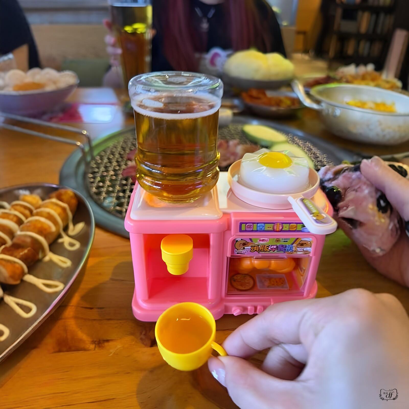 小趴菜喝一桶！啤酒饮水机扮家家酒朋友聚会喝水玩具食品级喝酒神