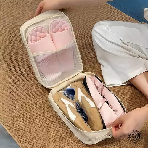 鞋子收纳袋旅行防潮防尘防水出差旅行可携式鞋套防尘袋鞋子存放神