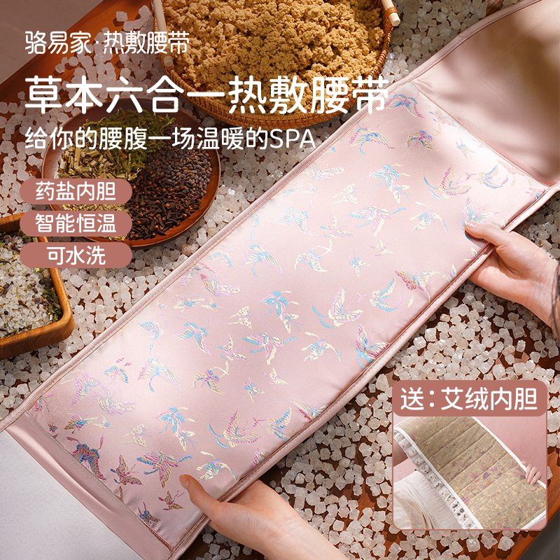 骆易家腰部电热敷包加热暖宫腰带海盐袋艾灸祛湿神器送母亲节礼物
