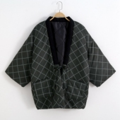 日系半缠棉袄和风道袍开襟棉衣系带男女保暖浴衣外套家居服上衣