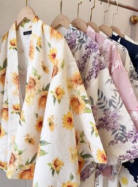 涤纶抗皱小外套开衫和服振袖