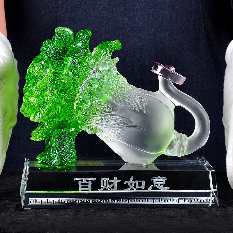如意客厅办公室开张琉璃工艺品