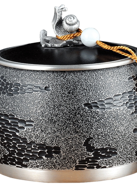 茶叶罐退休礼物摆件定制logo