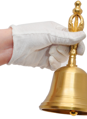 手摇铃铛铜制铃铛黄铜佛金刚铃法器密教法具道铃大佛铃工艺品