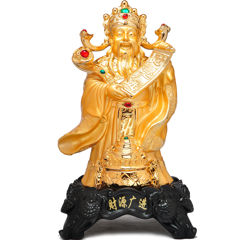 文财神摆件财神佛像文财神爷开业乔迁新居商务礼品家居客厅装饰品