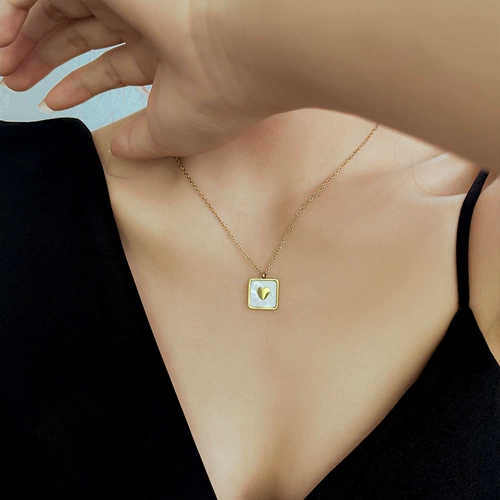 Ожерелье, подвеска из нержавеющей стали, аксессуар