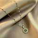常青树项链2021年新款 女简约气质锁骨链钛钢设计感小众饰品颈链