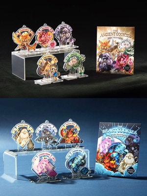 韩国新款正品cookierun 跑跑姜饼人2026年亚克力立牌挂件5件套裝