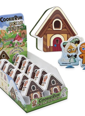 韩国代购跑跑姜饼人cookie run王国周边可爱橡皮擦盲盒一件