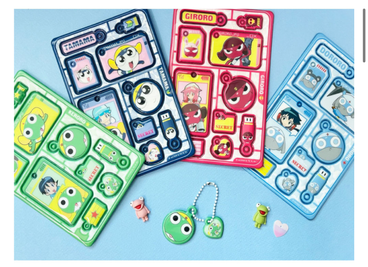 韩国正品keroro军曹Giroro伍长Tamama二等兵团diy 掛件套裝