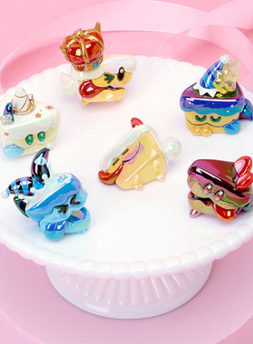 韩国代购 跑跑姜饼人COOKIE RUN 蛋糕狗公仔摆件手办盲盒