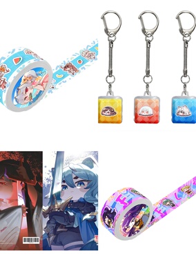 韩国正品 trickcal revive嘟嘟脸恶作剧穿越异世界挂件貼纸文件夾