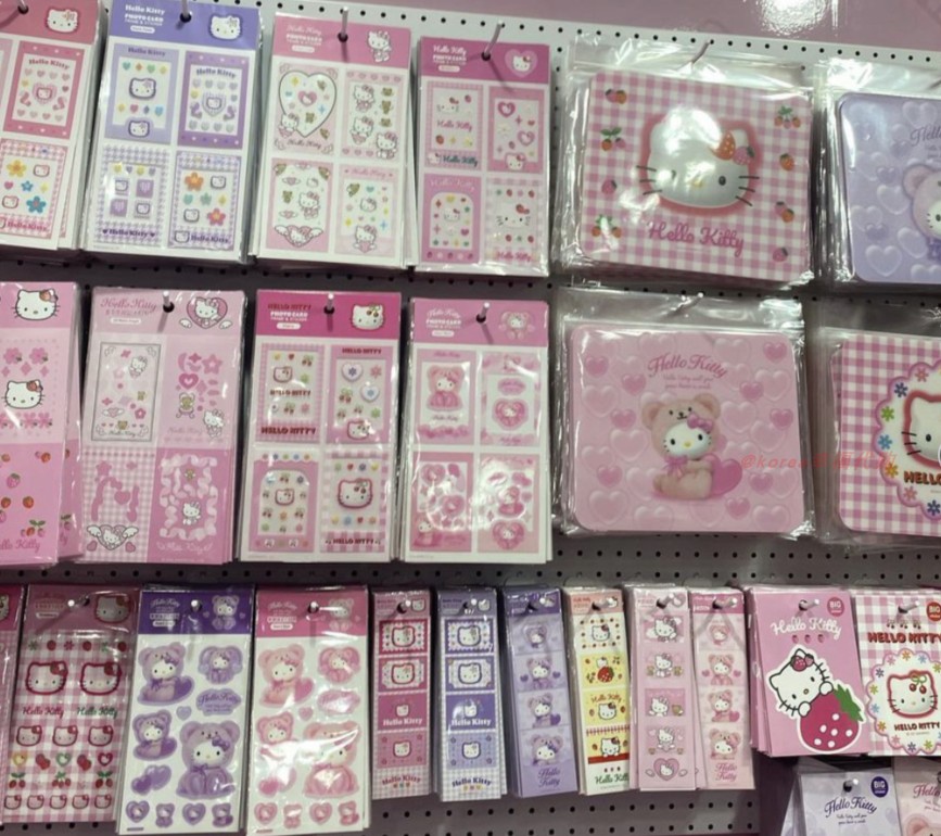 韩国代购正品 HELLO KITTY凯蒂猫限定可爱拍立得貼紙 多款