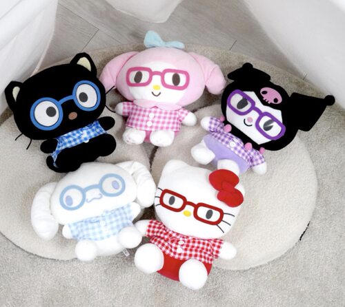 韩国正品kitty Melody Chococat 库洛米美乐蒂玉桂狗毛绒公仔玩偶