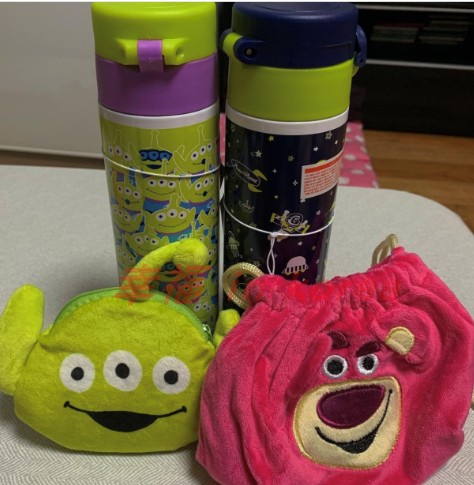 韩国代购大创daiso 玩具总动员反斗奇兵 三眼仔保溫杯 450ml