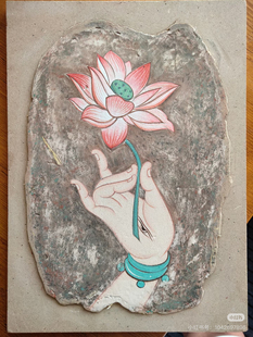 敦煌泥板画diy涂色马年题材新年美术作业创意美术团建亲子沙龙