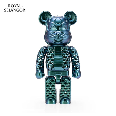 马来西亚进口BE@RBRICK皇家雪兰莪大卡通公仔暴力熊400%家居摆件