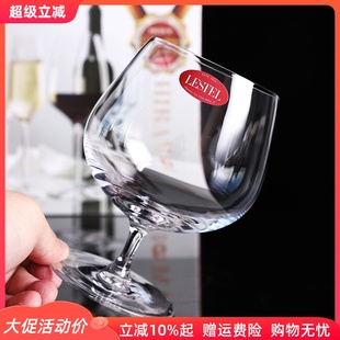 德国进口lestel水晶白兰地酒杯烈酒洋酒杯红酒杯轩尼诗矮脚干邑杯