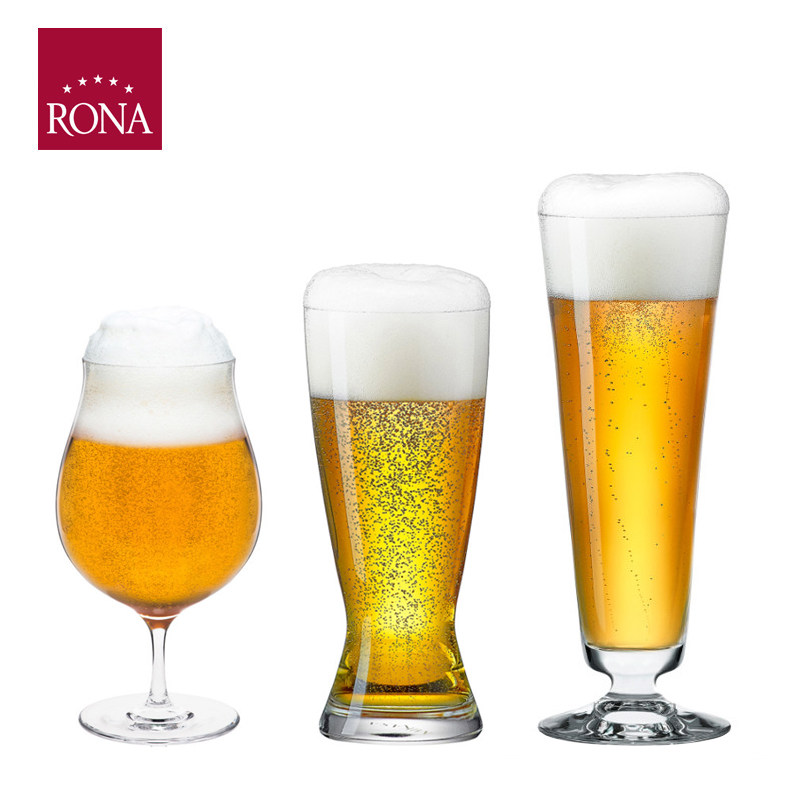 捷克RONA进口水晶玻璃精酿啤酒杯大号扎啤杯水杯饮料果汁杯黑啤杯,餐饮具,啤酒杯,淘宝优惠券,粉丝福利购,淘宝优惠卷
