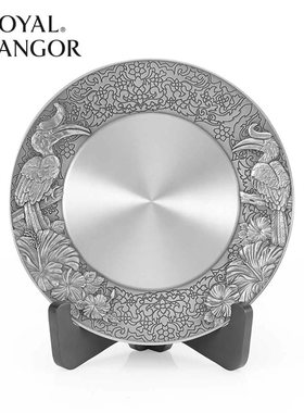 皇家雪兰莪ROYAL SELANGOR奖盘定制奖牌纪念品锡制品手工盘子摆件