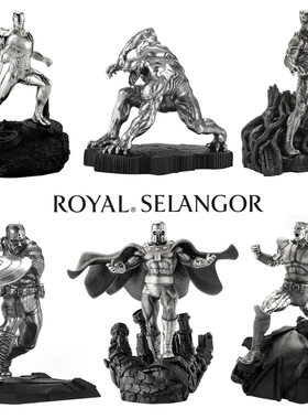 皇家雪兰莪进口手工锡制品漫威毒液美国队长钢铁侠万磁王桌面摆件