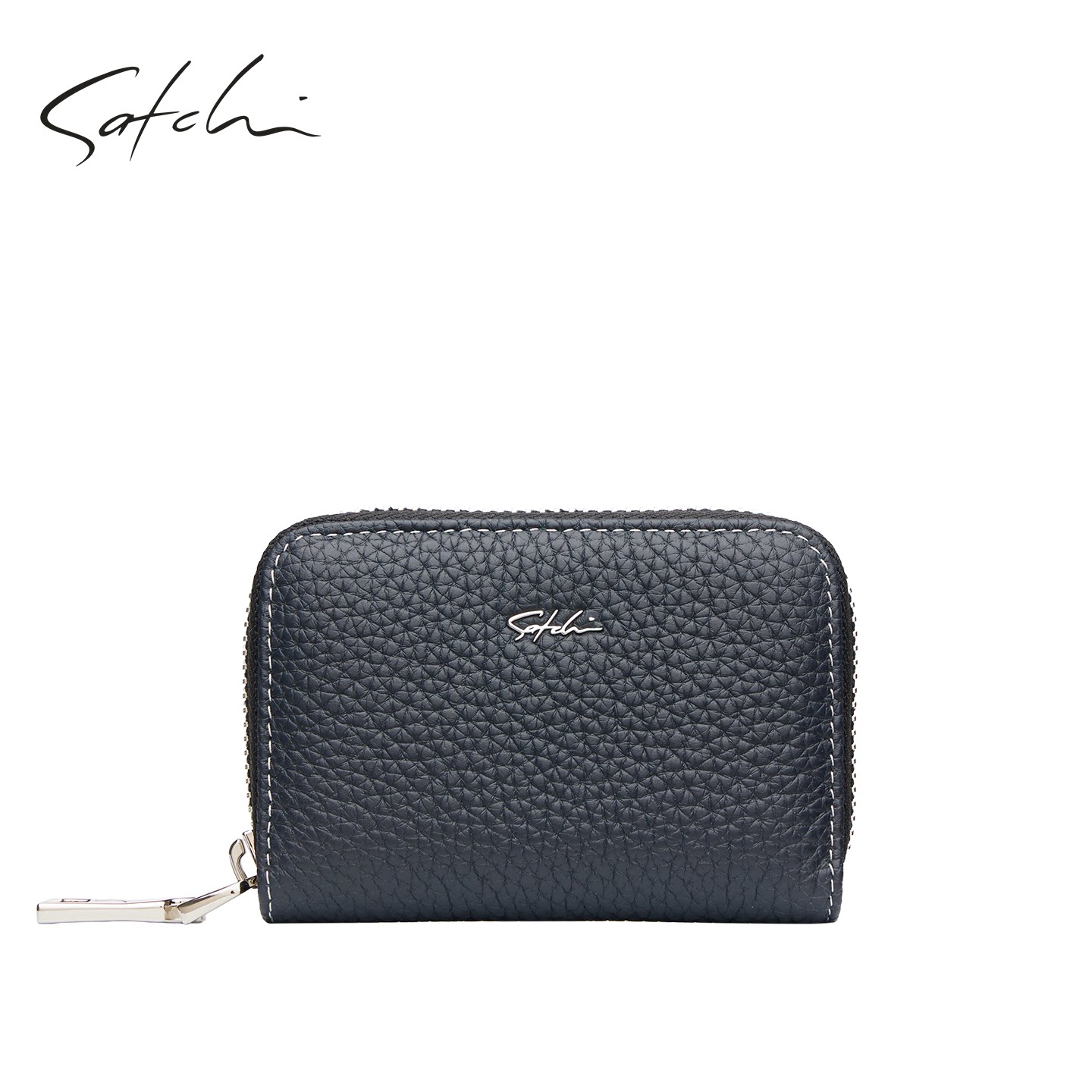 SATCHI/沙驰卡包男商务休闲真皮多卡位卡套证件包名片夹零钱包