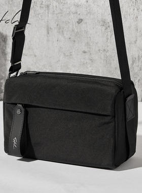 SATCHI/沙驰单肩包男士时尚休闲斜挎包外出耐磨小背包2025新款