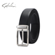沙驰皮带男年轻人不锈钢针扣双面头层牛皮时尚 腰带商务百搭裤 带