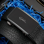 沙驰皮带男士 带 头层牛皮商务潮年轻人裤 真皮腰带2026新款 高档正品