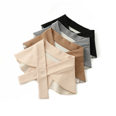 围脖护颈保暖假领子 小口袋可放暖贴暖宝艾绒包 空调房防风防寒